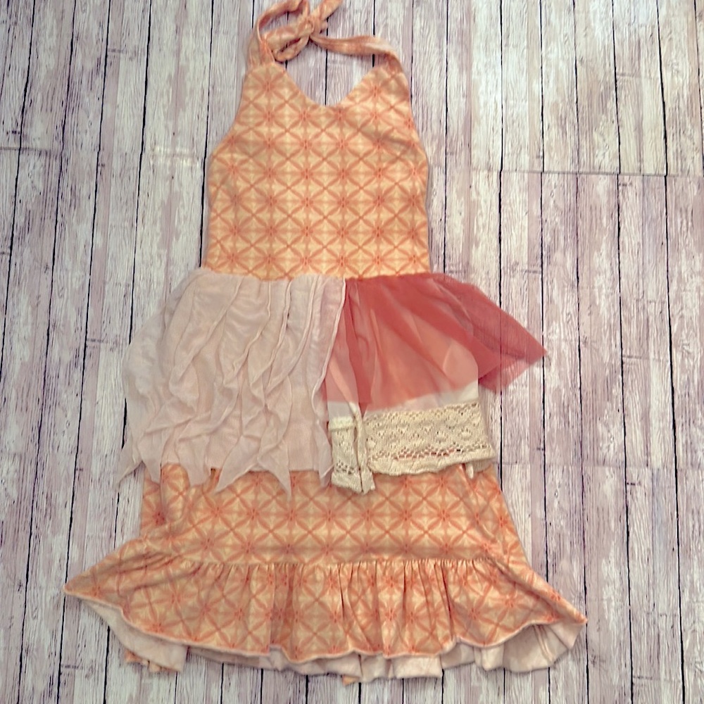 🤍 PERSNICKETY HALTER DRESS 🤍EUC